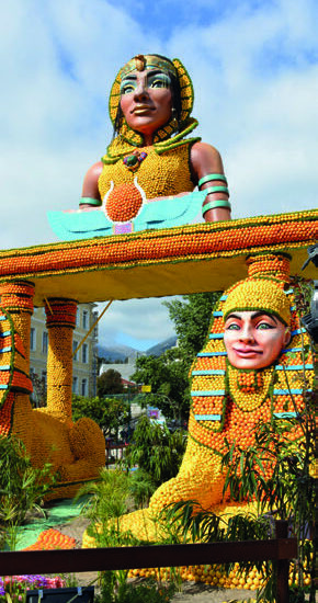 LE CARNAVAL DE NICE ET LA FÊTE DU CITRON À MENTON