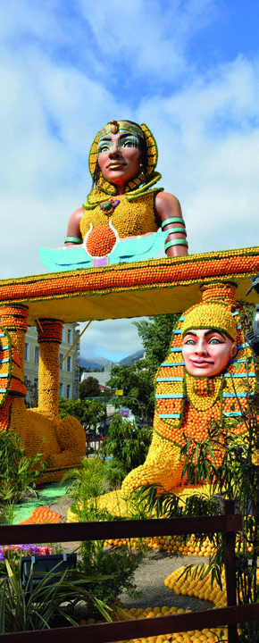 LE CARNAVAL DE NICE ET LA FÊTE DU CITRON À MENTON